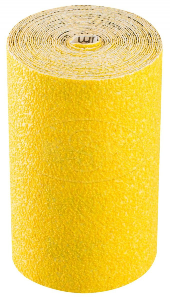 Желтая наждачная бумага 115 мм. х 4,5 м. ЗЕРНО 60, HARDY