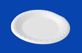 Тарелка одноразовая 170мм белая, мелованный картон - 100шт. - фото 1 - id-p99356405