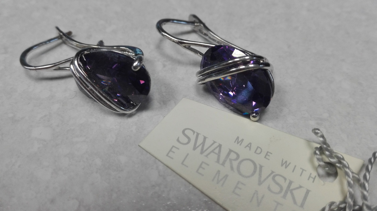 Серьги с кристаллами Swarovski - фото 1 - id-p99357159