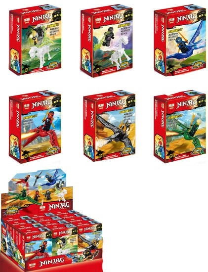 Конструктор (Ninjago 6 in 1 )*2 отгружается коробка 12шт