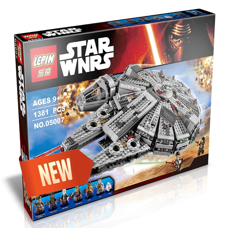 Конструктор Сокол Тысячелетия 05007 (аналог LEGO 75105)