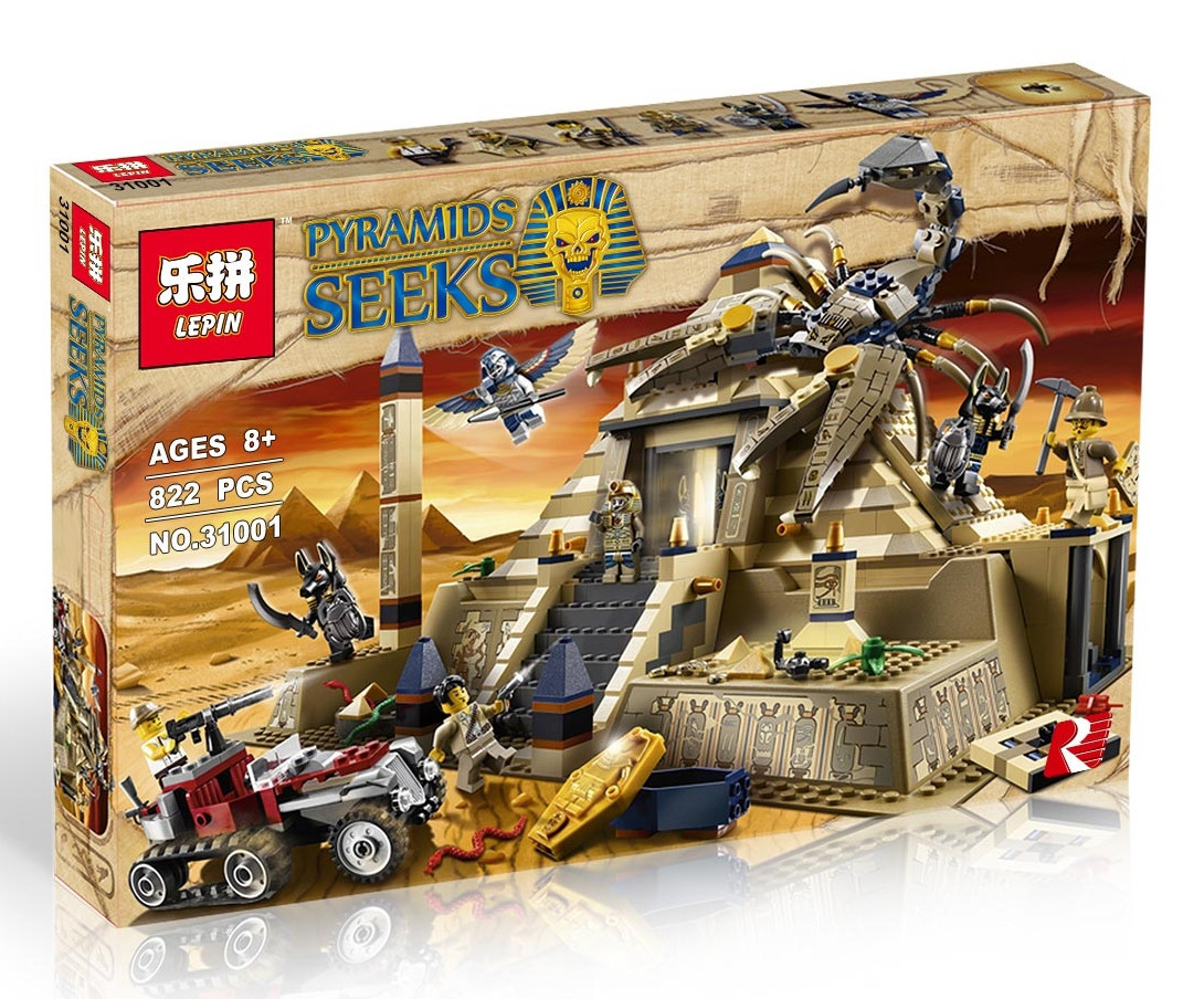 Конструктор Пирамида скорпиона 31001 (аналог LEGO 7327)