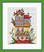 Набор для вышивания крестом "Spring House"/"Весенний домик"