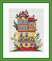 Набор для вышивания крестом "Spring House"/"Весенний домик"