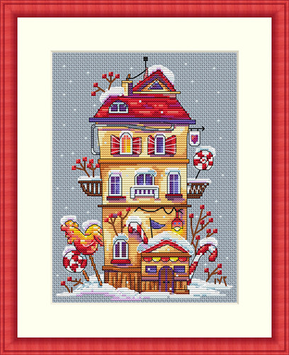 Набор для вышивания крестом "Winter House"/"Зимний домик" - фото 1 - id-p99361532