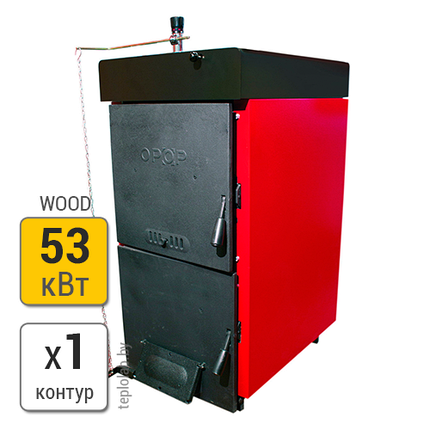 Твердотопливный чугунный котел OPOP UNI 8, фото 2