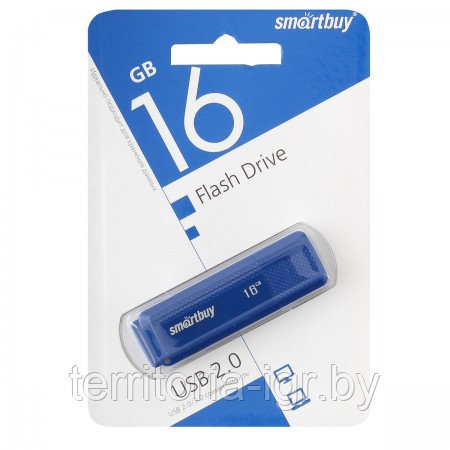 USB-накопитель 16Gb Dock Series SB16GBDK-B синий Smartbuy - фото 1 - id-p99371304