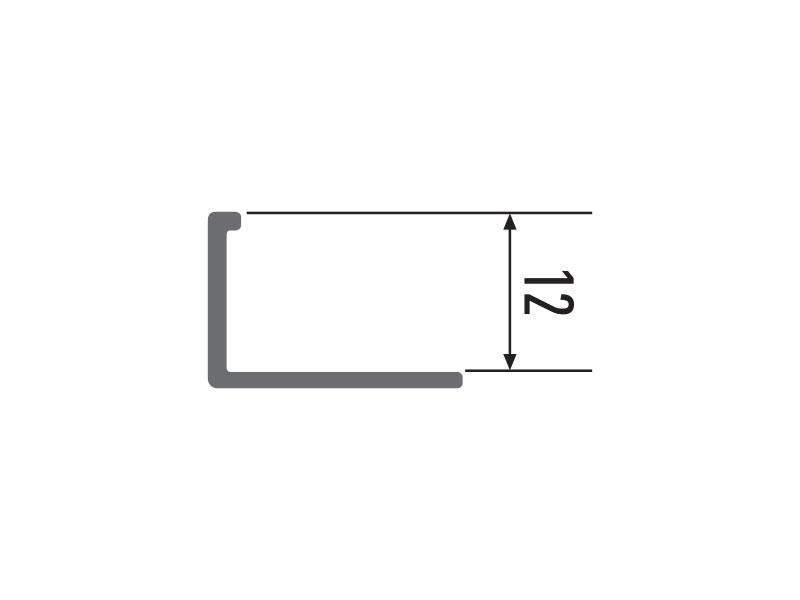 Уголок для плитки L-образный 12мм, анод. серебро 270 см - фото 7 - id-p99397155