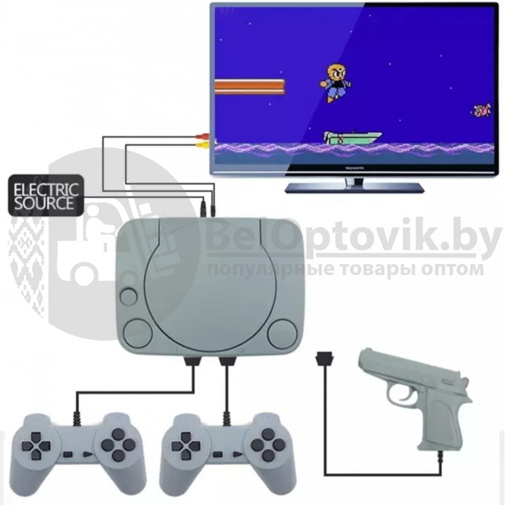 Игровая приставка 8 bit TV GAME SQY 777 с пистолетом 16 игр в подарок - фото 5 - id-p99413598