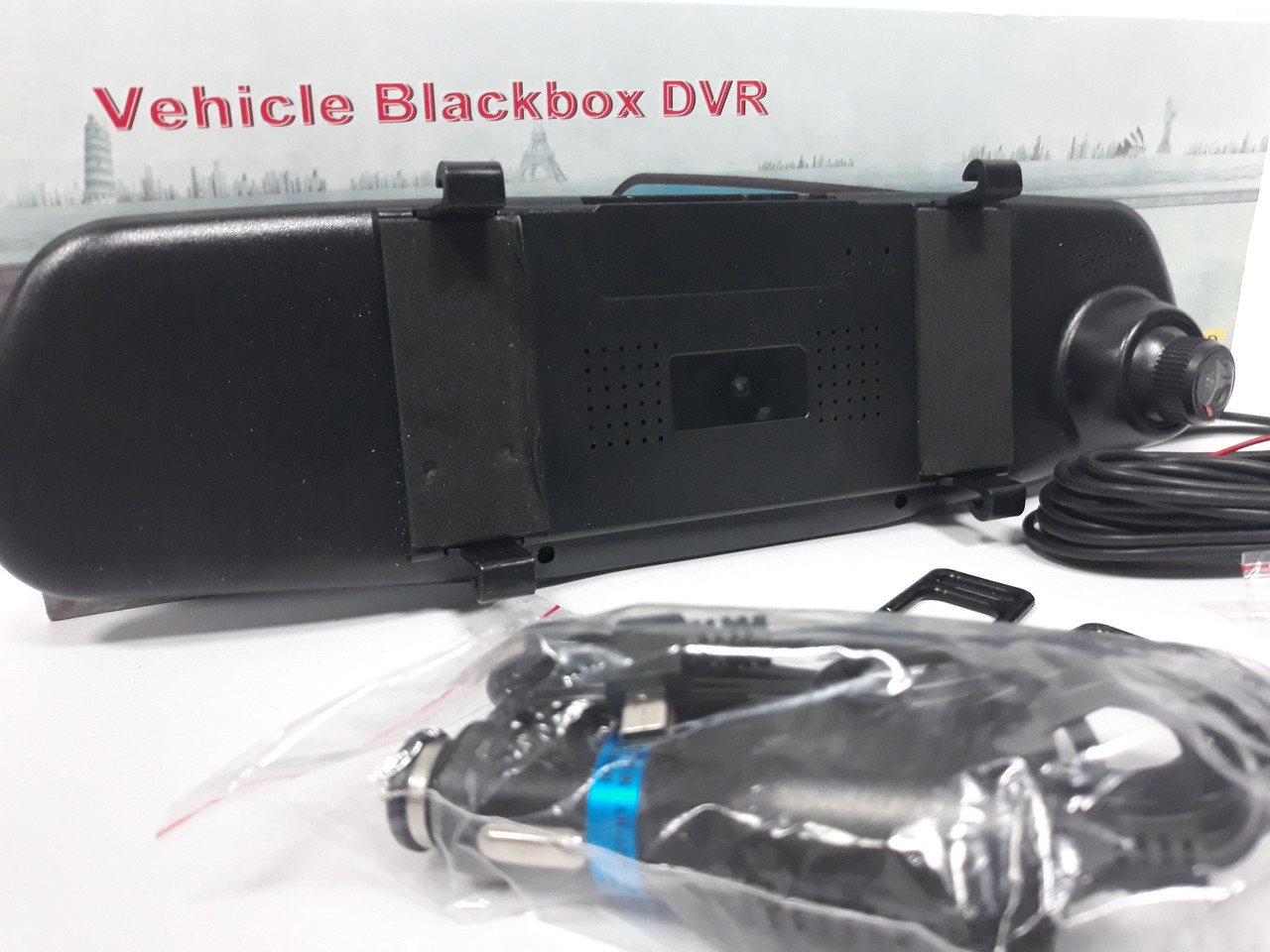 Зеркало заднего вида с видеорегистратором Vehicle Blackbox DVR - фото 7 - id-p99417191