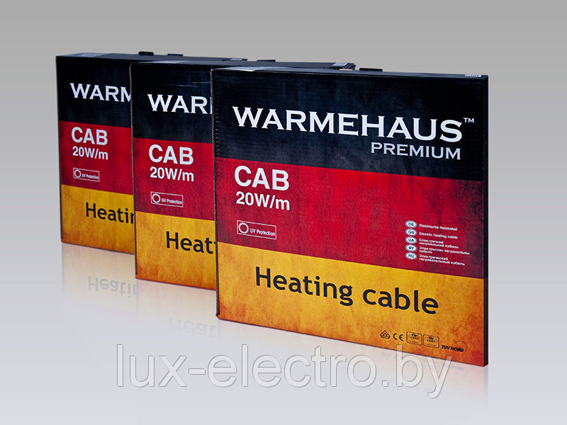 Warmehaus Cab 200 Вт / 10 м нагревательный кабель (теплый пол) - фото 4 - id-p5061435