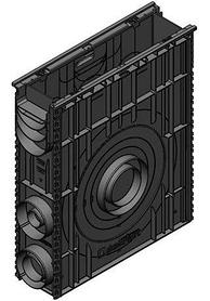 ПЕСКОУЛОВИТЕЛЬ СБОРНЫЙ POLYMAX BASIC DN100 H600 С НИЗКИМ БОРТОМ