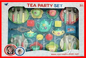 HY-686C Набор детской посудки "Чайная вечеринка", 33 предмета