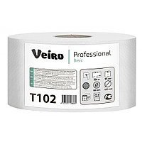 Бумага туалетная Veiro Professional Basic однослойная 450м