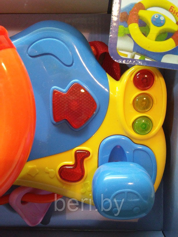 Интерактивная игрушка Кроха-Руль 7324 Play Smart, свет+звук, 6мес+ - фото 5 - id-p99405638