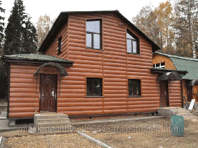 Отделка фасада блок-хаусом, фото 3
