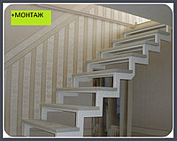Каркас лестницы металлический модель 24