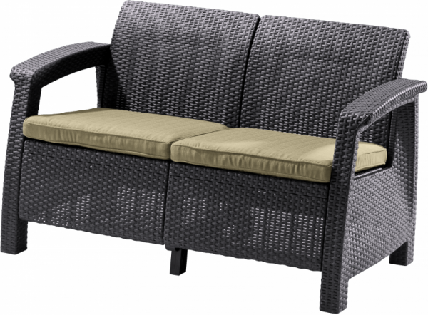 Комплект мебели Keter Corfu Set (Корфу Сэт), графит - фото 7 - id-p99511020