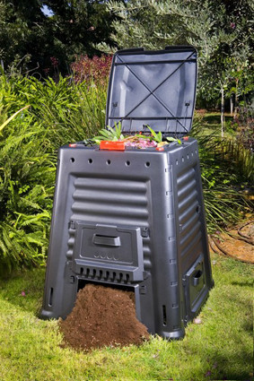 Компостер Keter Mega Composter 650l, черный - фото 2 - id-p99511041