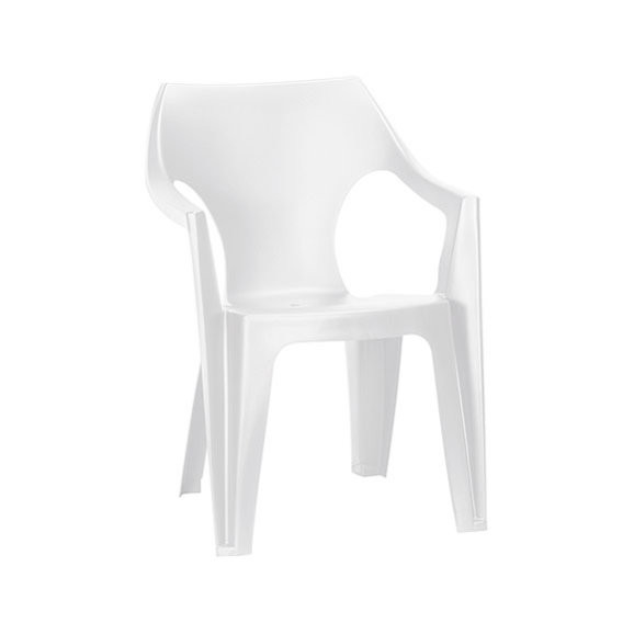 Пластиковый стул Dante Low Back, белый