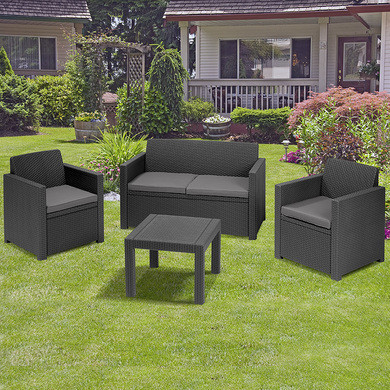 Комплект мебели Alabama set (Алабама Сэт), коричневый - фото 3 - id-p99511048