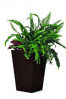 Напольное кашпо Large Rattan planter, коричневый, фото 1