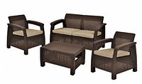 Комплект мебели Keter Corfu Set (Корфу Сэт), коричневый, фото 1