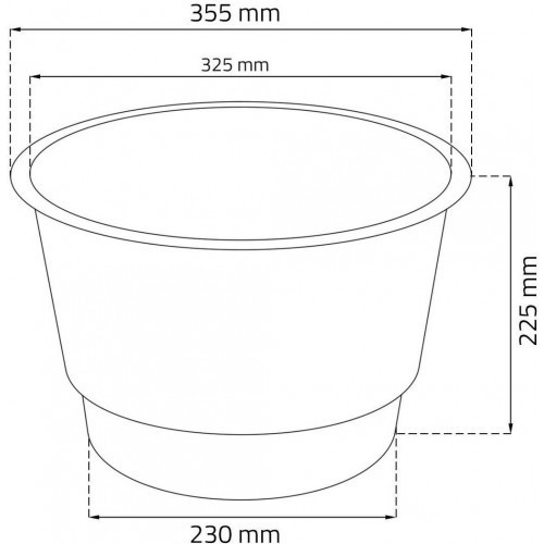 Горшок для цветов Matuba400 - фото 4 - id-p99511197