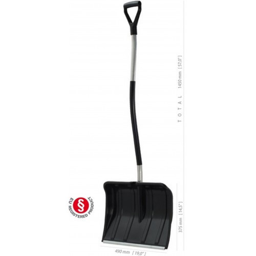 ILT2TBE-S411 Shovel Alpin Alutube Ergo ECO - BLACK Лопата Алютьюб Эрго Эко черная - фото 2 - id-p99511206