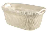 Корзина для глаженного белья Knit Laundry Basket OASWHT STD 40L, белый.