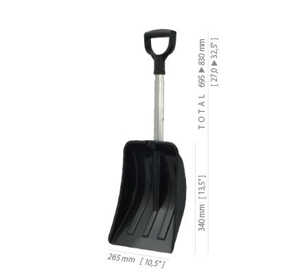 ILTEV-S411 Лопата пластиковая EVEREST ECO, черная - фото 3 - id-p99511358