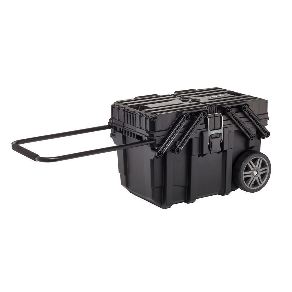 Ящик для инструментов Keter Cantilever Mobile Cart Job Box, черный - фото 3 - id-p99511370