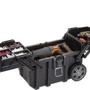 Ящик для инструментов Keter Cantilever Mobile Cart Job Box, черный - фото 4 - id-p99511370