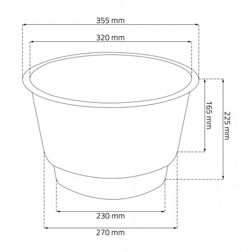 Горшок для цветов Matuba Slim 400 - фото 4 - id-p99511422