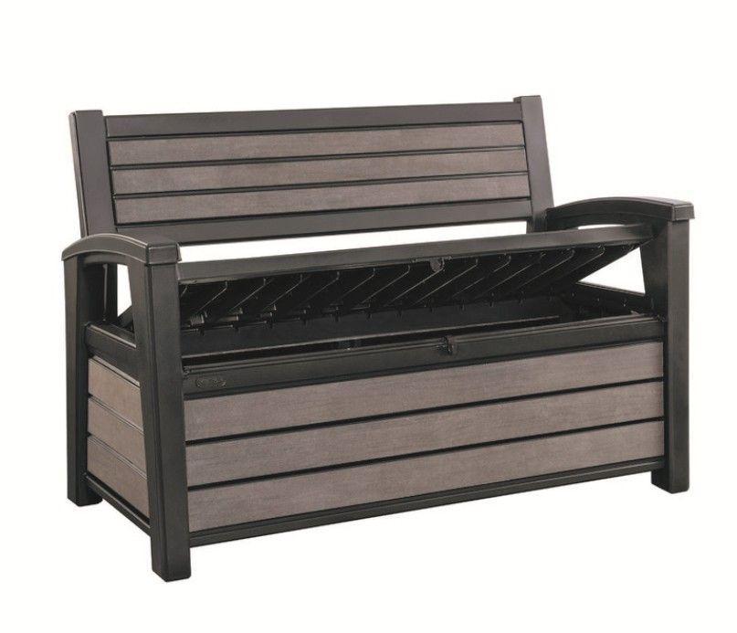 Скамья сундук Hudson Brushed Bench, коричневый - фото 3 - id-p99511450