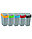 Конт. для мусора Pacific Flip Bin 25L, серый/оранж, фото 2
