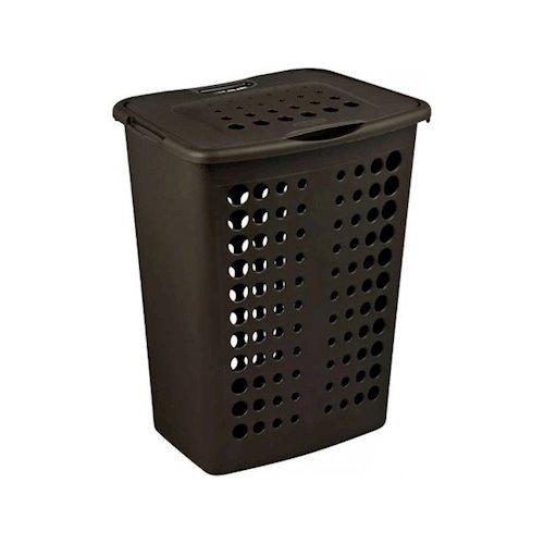 Корзина бельевая Laundry Hamper 40L, коричневый - фото 1 - id-p99511645