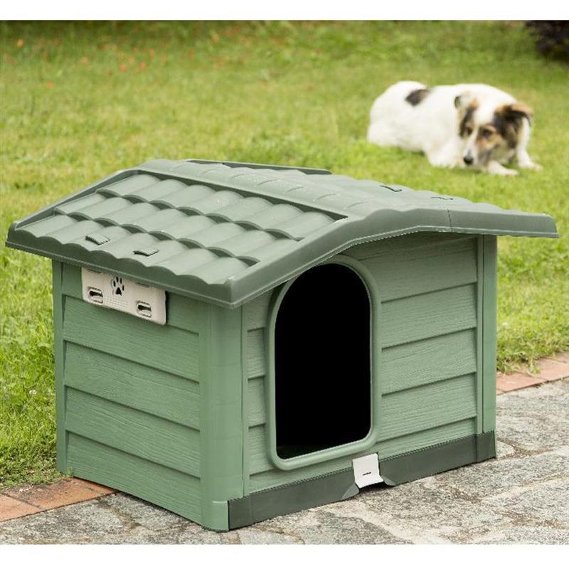 Будка для собак CUCCIA BUNGALOW зеленый - фото 2 - id-p99511762