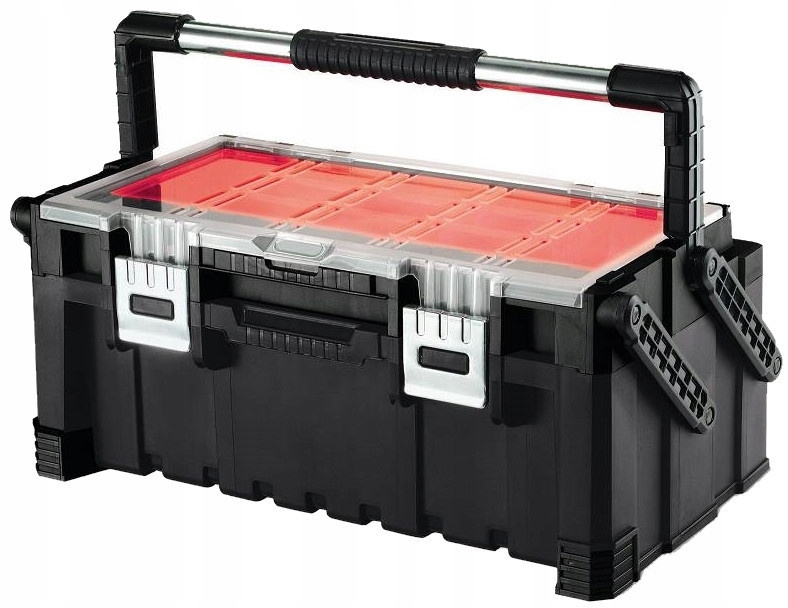 Ящик для инструментов Keter Cantilever Tool Box 22", чёрный/красный