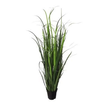 Травяной куст искусственный в горшке, 110см, зеленый - фото 1 - id-p99511863