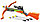 881-25 Детский арбалет со стрелами на присосках KingSport с лазерной мишенью, фото 4