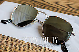 Солнцезащитные очки Ray Ban Octagonal, зеркальные (реплика)