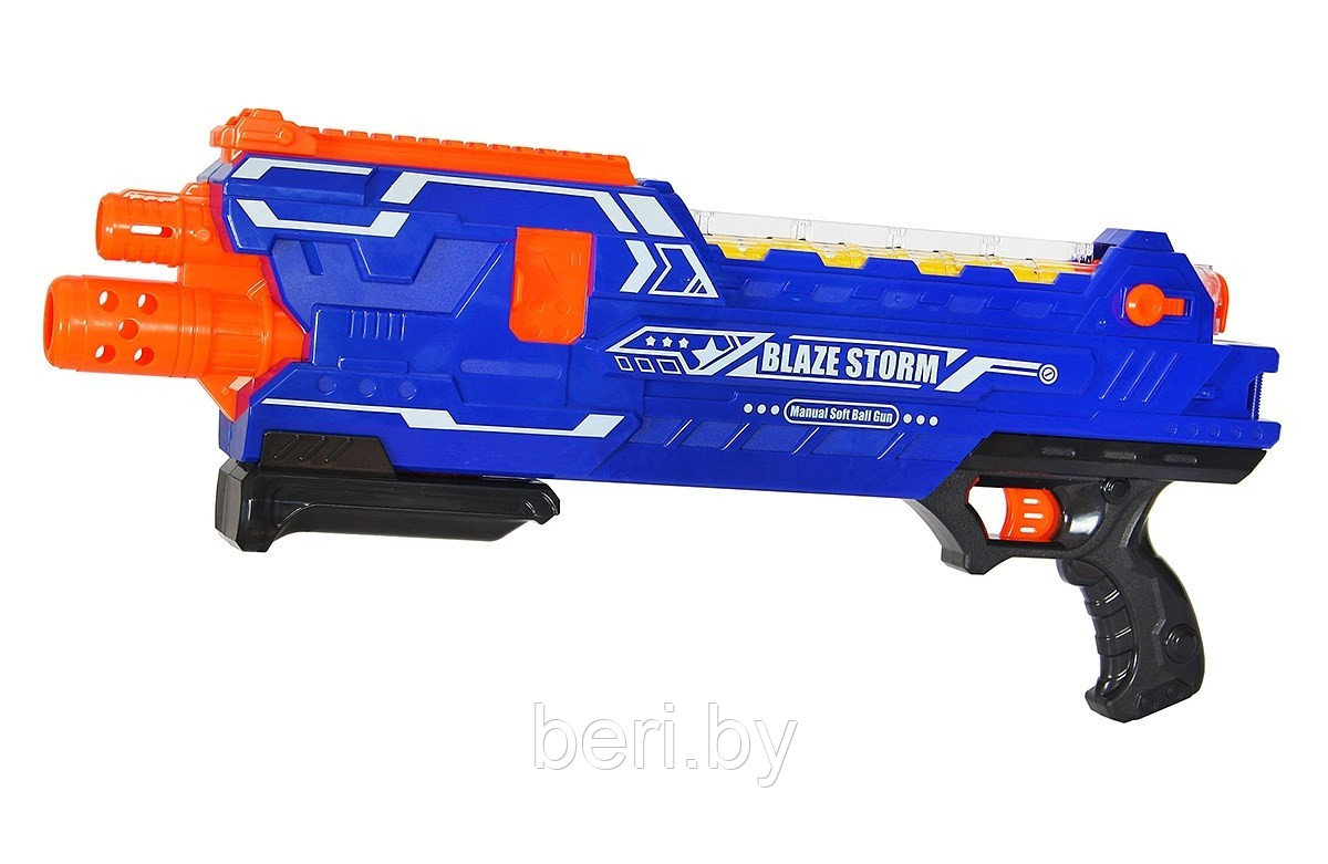ZC7096 Бластер, пистолет детский, Blaze Storm, мягкие шарики - фото 1 - id-p99567371