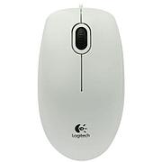 Мышь проводная B100 белый Logitech