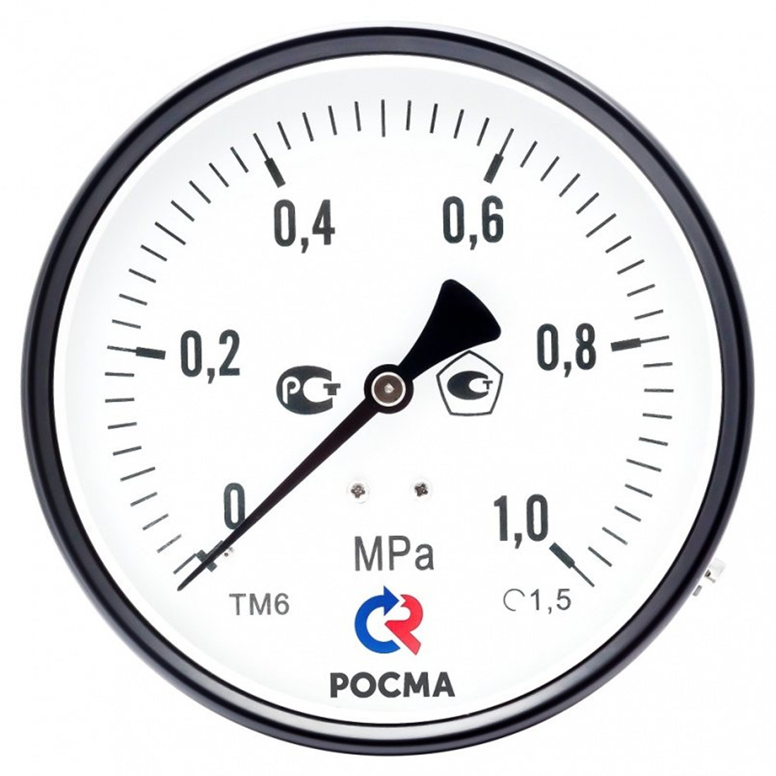 Вакуумметр ТВ-510Т.00(-0,1-0МРа)G1/2.1,5 резьба G1/2