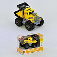 WY700A Машинка Трак инерционный Monster Truck светозвуковые эффекты (жёлтый),