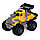 WY700A Машинка Трак инерционный Monster Truck светозвуковые эффекты (жёлтый),, фото 2