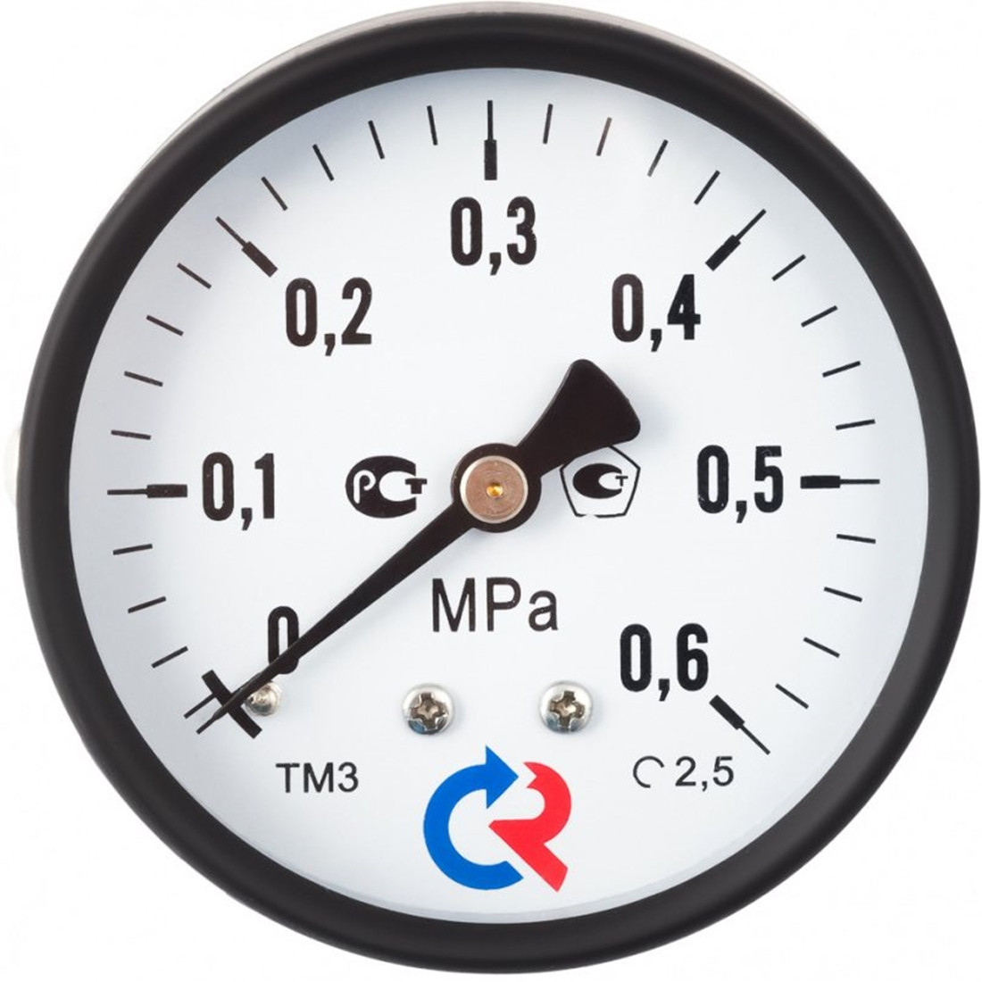 Вакуумметр ТВ-310Т.00(-0,1-0МРа)G1/4.2,5 резьба G1/4