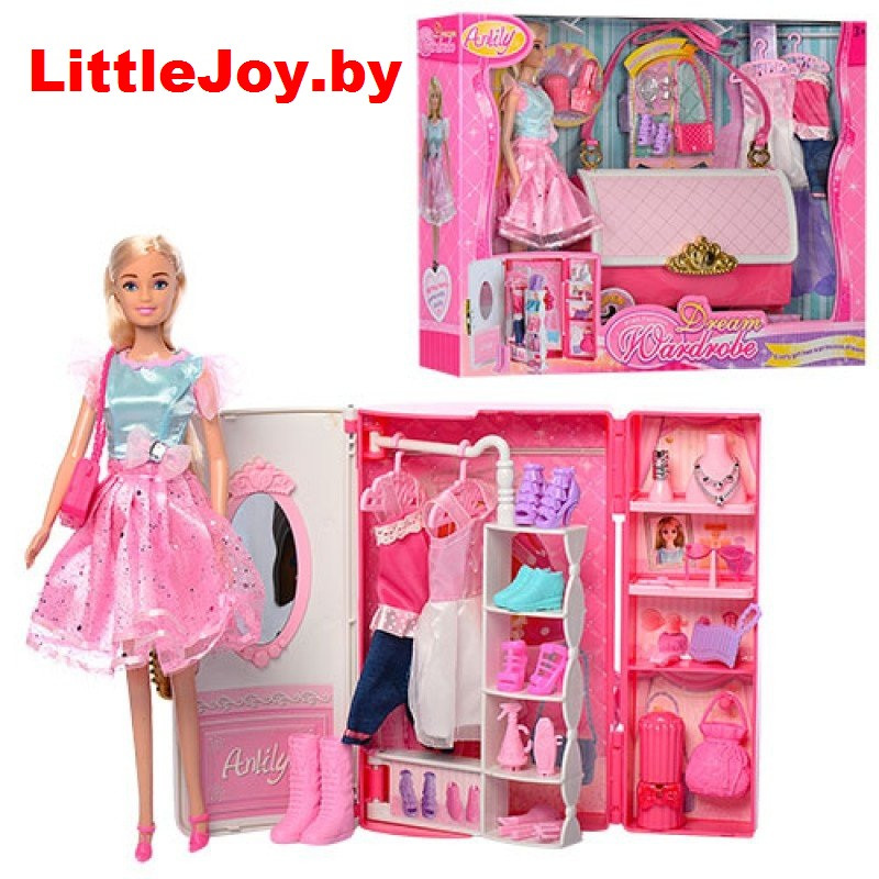 Кукла Anlily с гардеробом и сумочкой  99046