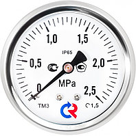 Вакуумметр ТВ-321Т.00(-0,1-0MPa)G1/4.1,5 резьба G1/4 нерж сталь